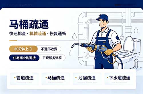 大连马桶疏通